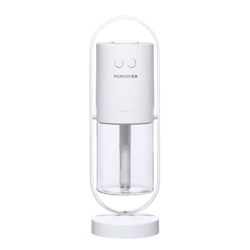 USB Air Humidifier with Projection Night Light – Mini Ultrasonic Mist Maker & Air Purifier