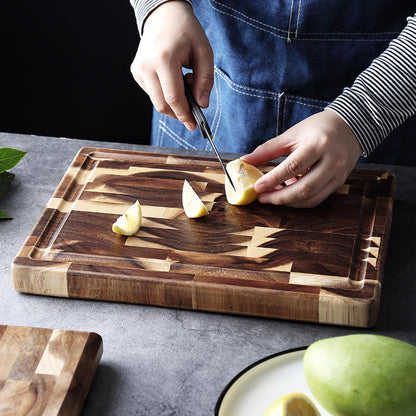 Acacia Solid Wood Cutting Board – Thick 3cm Parquet Kitchen Board