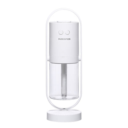 USB Air Humidifier with Projection Night Light – Mini Ultrasonic Mist Maker & Air Purifier