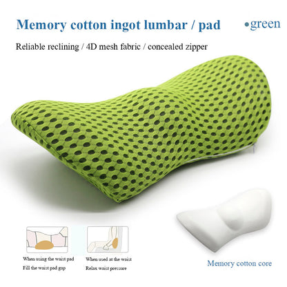 Lumbar Support Memory Foam Pillow for Side Sleepers & Pregnancy
