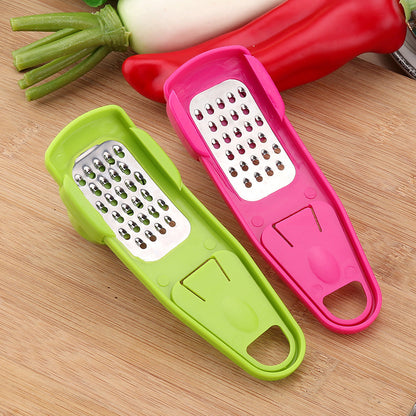 Garlic Masher & Seasoning Grinder – Handheld Garlic Press