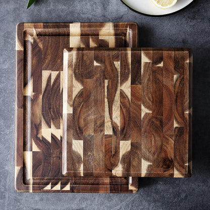Acacia Solid Wood Cutting Board – Thick 3cm Parquet Kitchen Board