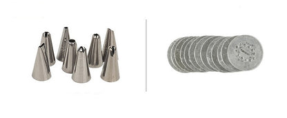 Stainless Steel Biscuit Press – Cookie Maker with Icing Set