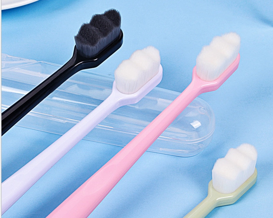 Ultra-Fine Soft Bristle Toothbrush – Deep Cleaning & Gum Care