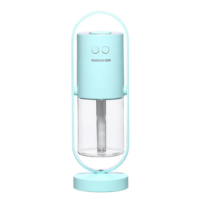 USB Air Humidifier with Projection Night Light – Mini Ultrasonic Mist Maker & Air Purifier