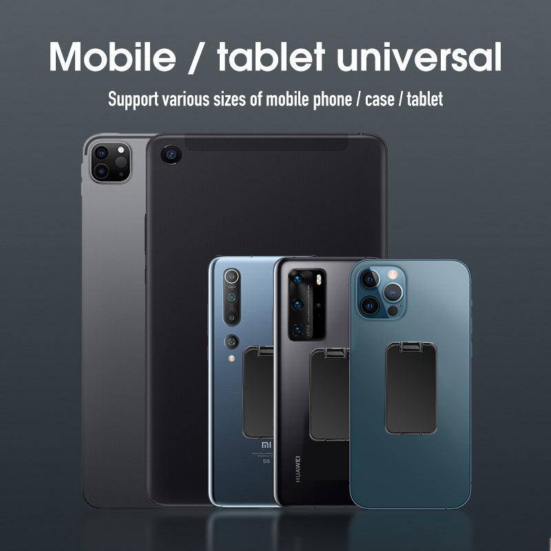 Foldable Magnetic Phone Ring Stand – Retractable Desktop & Car Holder