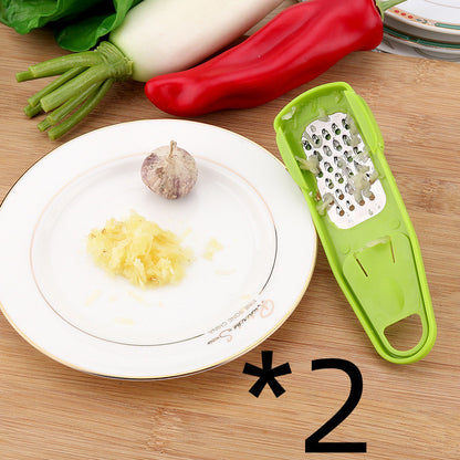Garlic Masher & Seasoning Grinder – Handheld Garlic Press