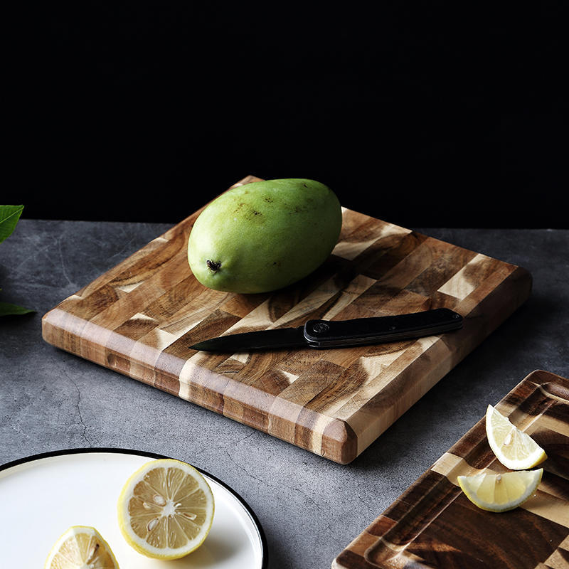 Acacia Solid Wood Cutting Board – Thick 3cm Parquet Kitchen Board