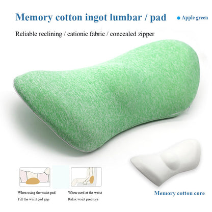 Lumbar Support Memory Foam Pillow for Side Sleepers & Pregnancy