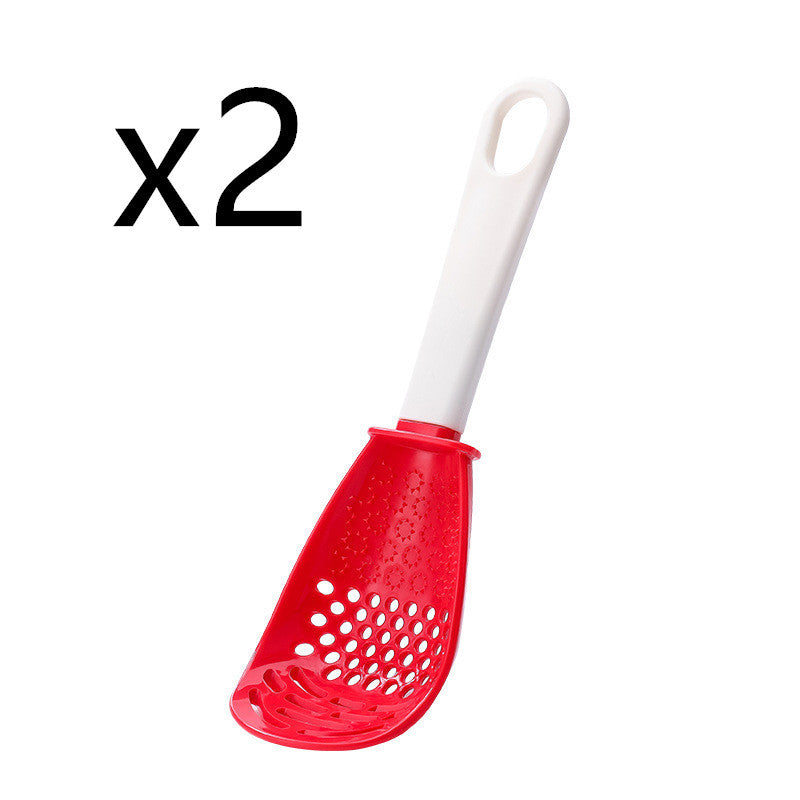 Multifunctional Slotted Cooking Spoon – Grinding, Pressing & Stir-Frying Kitchen Tool