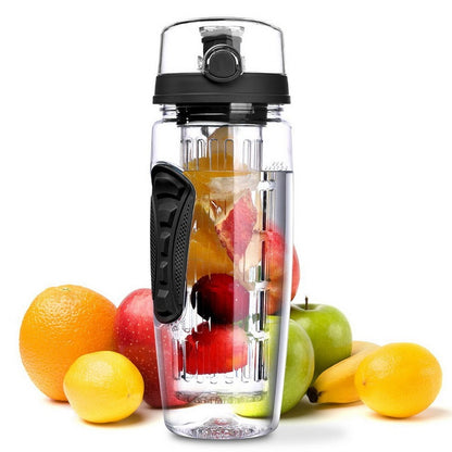 32oz Fruit Infuser Water Bottle – BPA-Free Leakproof Sport Juice Shaker