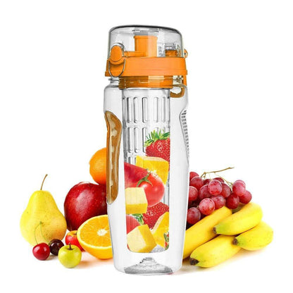 32oz Fruit Infuser Water Bottle – BPA-Free Leakproof Sport Juice Shaker
