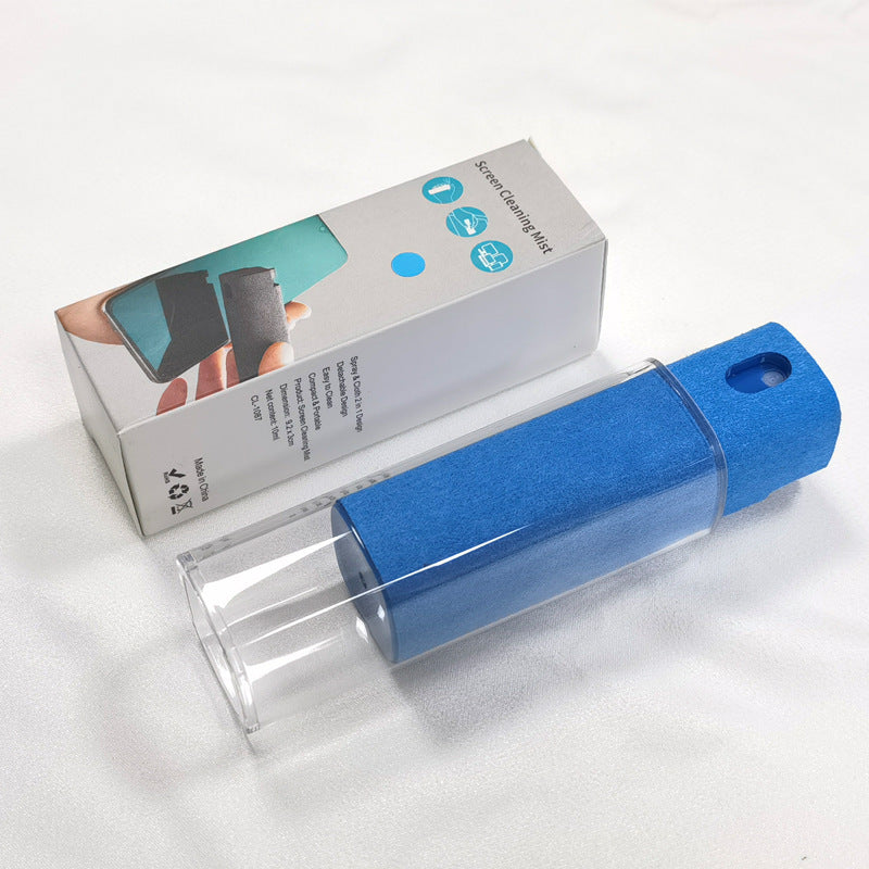 2-in-1 Pocket Screen Cleaner – Spray & Wipe for Phones and Laptops