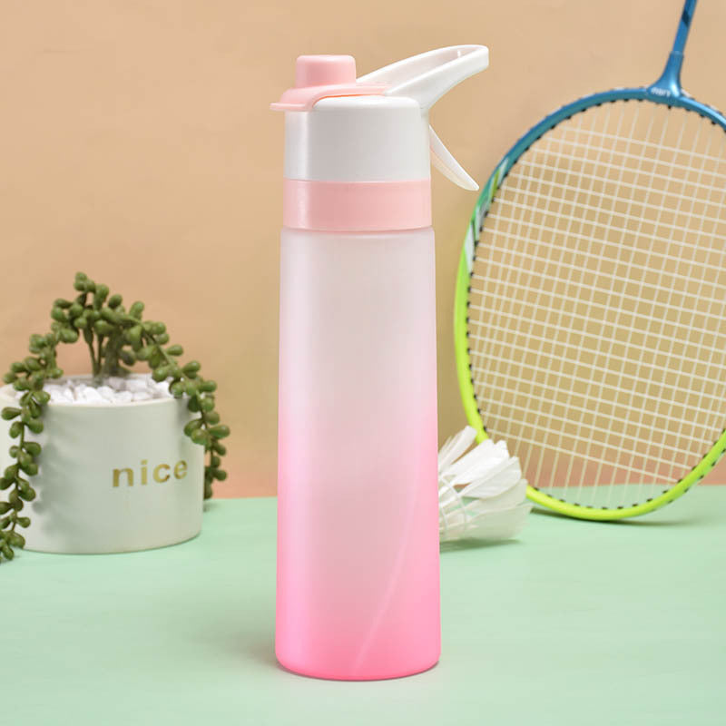 Spray Water Bottle – Large Capacity Fitness & Travel Hydration Cup